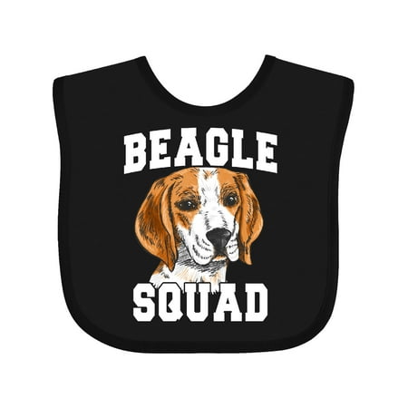 

Inktastic Dog Beagle Squad Gift Baby Boy or Baby Girl Bib