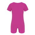 thumbnail image 2 of inhzoy Combinaison de Danse Ballet à Manches Courtes Extensible pour Filles Violet 8, 2 of 5