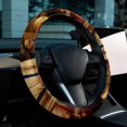 thumbnail image 6 of Labour Day 14.5 Inch Printing PVC Leather Car Wheel Cover Steering Wheel Cover Auto Accessories, 6 of 6