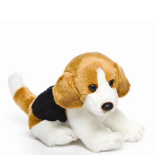 nat and jules sitting small beagle dog children's plush stuffed animal toy  
