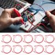 thumbnail image 1 of Juego de 10 Cables de Prueba de Conector Banana Cable de Prueba Soldado Macho a Macho Cable de Prueba Eléctrica con Funda Protectora de PVC para la Industria del Hogar ANGGREK  Otros, 1 of 8