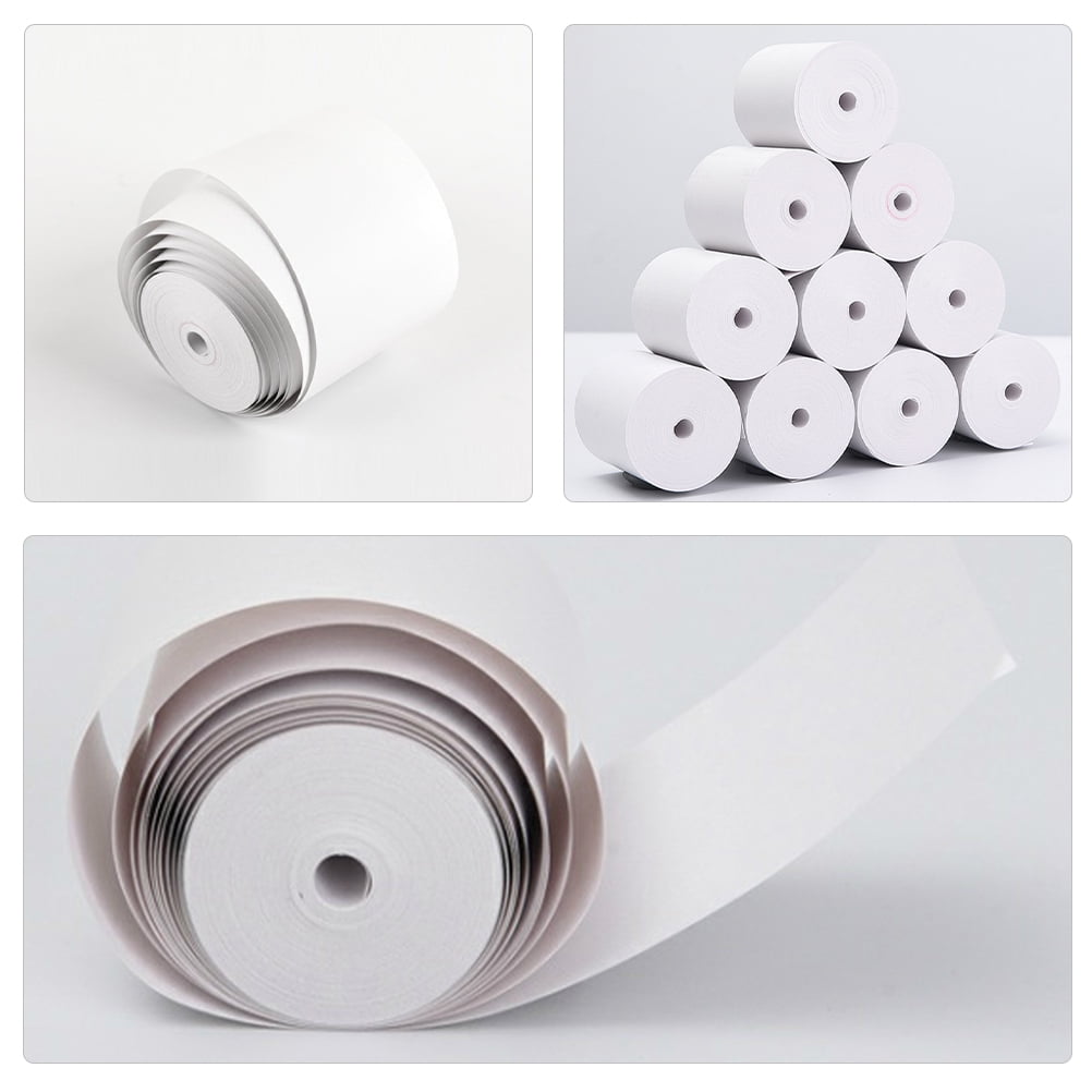 WORGEOUS  20 Rolls Fluorescent Decoration Filler Thermal Paper
