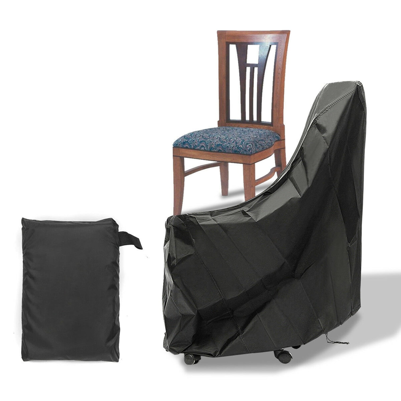 2X Waterproof Chair Cover Outdoor High Back Patio Stacking Furniture Protection