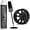 Matte Black, variant on Silver Wheel Touch Up Paint, Chrome Rim Paint for Curb Rash, Wheel Scratch Repair Kit for Chrome, Alloy, Aluminum, Enamel, Universal Silver Automotive Touch Up Paint Pen (1 fl oz)