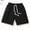 Dark Green, variant on Boys Summer Casual Shorts Size 1-7Y Elastic Waist Straight Leg Raw Hem Lightweight Breathable Solid Multicolor