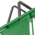 thumbnail image 3 of Plastic Shopping Basket with Plastic Handle, Standard, 17"L X 12"W X 9"H, Green, Lot of 12, 3 of 4