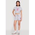 thumbnail image 2 of Womens French Terry Bear Graphic Shorts, 2 of 5