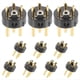 thumbnail image 1 of 10 Conectores Chapados en de 3 Pines para Micrófono, Adaptador de Conversión de Audio KTV, Altavoz y Accesorios para Micrófono., 1 of 5