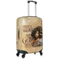 thumbnail image 3 of Travel Luggage Protector Cover Anti-Scratch Suitcase Cover Black Girl Design 4 Sizes pattern21, 3 of 8