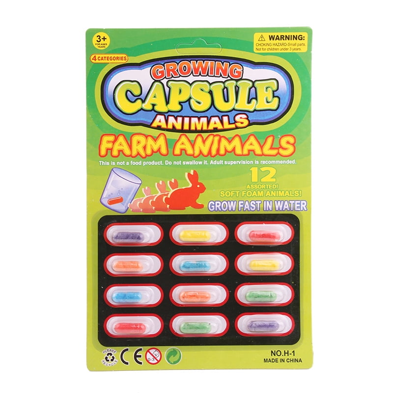 12 Caps Per Card Details about   Magic Grow Capsules BUGS w/ILLUSTRATION and NAME On Package 