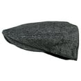 thumbnail image 3 of Herringbone Newsboy Caps Mens Tweed Flat Cap Youth Cabbie Beret Hats, 3 of 5