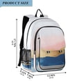 thumbnail image 2 of FORMRS Unisex School Backpack 17" Student Travel Bag with Laptop Compartment, Abstract Painting, 2 of 7