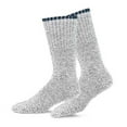 thumbnail image 3 of Eco Friendly Heavy Weight Recycled Cotton Thermals Boot Socks 2-Pack (10-13, Stripe Blue), 3 of 4