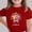 Red, variant on ITSAME Mothers Day T-Shirts for Girls, Short Sleeve Crewneck Loose Fit Kids Festival Casual Pullover Yellow Size 9-10T