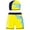 Yellow, variant on Quealent Boys Swim Trunks - Boy Bathing Suit Quick Dry Beach Swimsuit Toddler Stretch Shorts and Swimming Cap (Mint Green, 7-8 Years)
