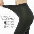 thumbnail image 2 of G&Y 2 Pairs Fleece Lined Tights for Women - 100D Opaque Warm Winter Pantyhose, Black M, 2 of 6