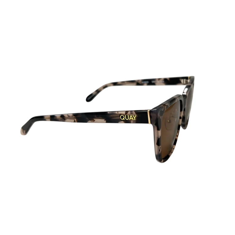 Quay Australia Wired Large Low Bridge Fit Sunglasses Milky  display picture 2