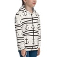 thumbnail image 5 of Pofeuu Anchors and Ropes Print Teenage Zipper Hoodie Sweatshirts Hooded Casual Jackets With Pocket For Boys Girls-Medium, 5 of 6