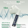 thumbnail image 2 of Auriculares inalámbricos Jxrev Bluetooth 5.3 Stereo Bass IP7 a prueba de agua, 2 of 7