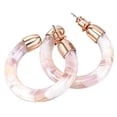 thumbnail image 6 of PAVOI 14K Gold Colored Acrylic Hoop Earrings A, 6 of 6
