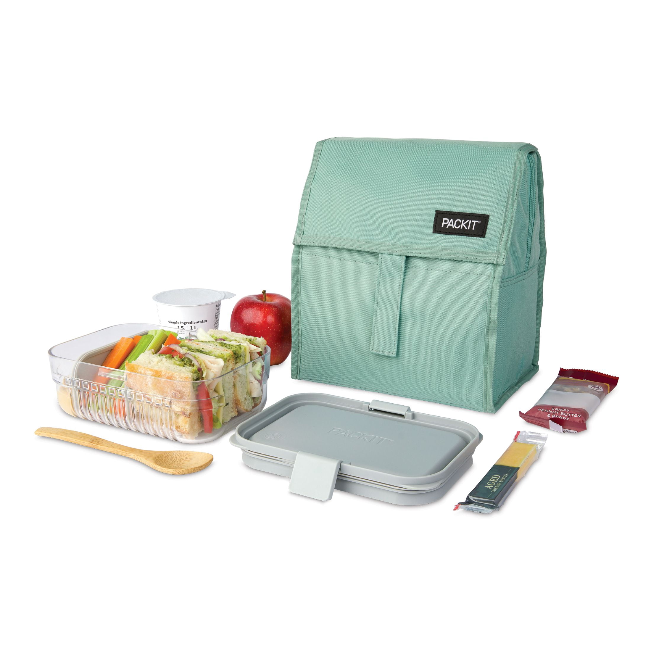 Packit Freezable Lunch Bag, Sage