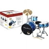 Spectrum AIL-650B 3pc Junior Drum Kit, Electric Blue