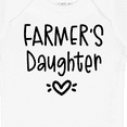 thumbnail image 4 of Inktastic Farmer's Daughter Heart Design Girls Baby Bodysuit, 4 of 5