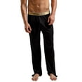 thumbnail image 3 of Men's Magic Silk 1886 100% Silk Knit Lounge Pants (Black M), 3 of 4