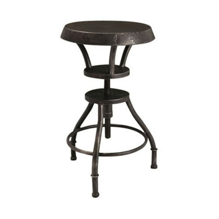 Lucian Iron Top Adjustable Bar Stool