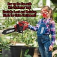 thumbnail image 3 of Juego de herramientas de jardinería para niños TeganPlay, motosierra, soplador de hojas, 3 of 5