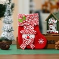 thumbnail image 1 of Fiudx Liquidación de ofertas flash Calcetines navideños Calcetines navideños de peluche vintage Bolsa de regalo Decoración navideña Bolsa de regalo navideña, 1 of 2