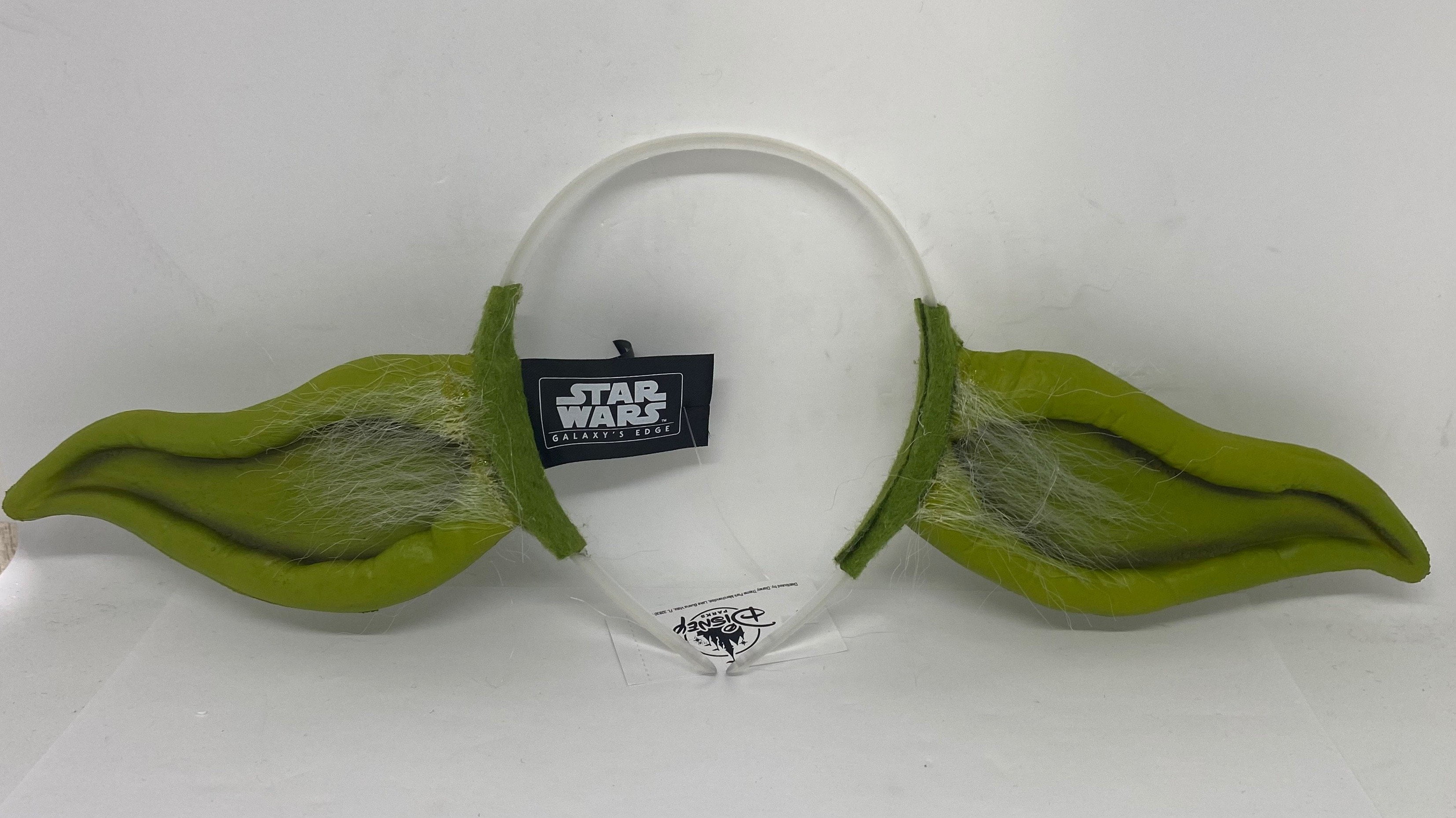 Disney Parks Star Wars Galaxy’s Edge Yoda Ears Headband Youth Size New