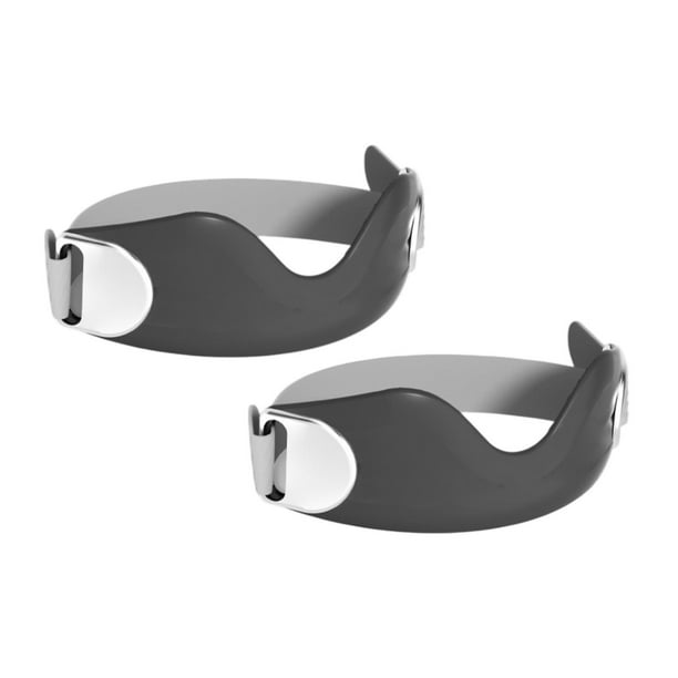 2 piezas de correas de rótula para rodilla, rodillera de silicona resistente y antideslizante. Negro