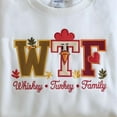 thumbnail image 2 of Embroidered WTF Whiskey Turkey Family Shirt, Family Thanksgiving Dinner Shirt, Thanksgiving Family Shirt, Family Turkey Sweatshirt, 2 of 5