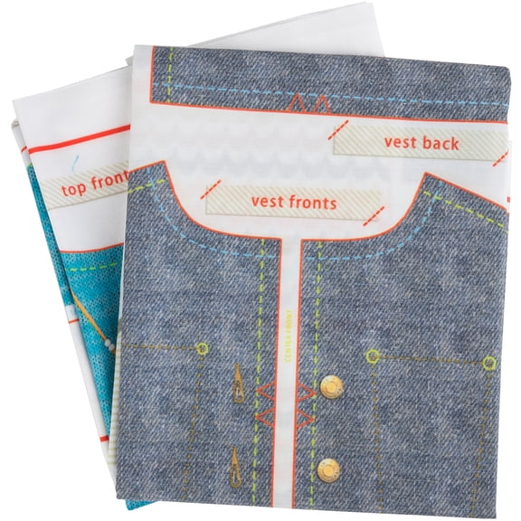 18" Doll Clothes To Cut & Sew-Boho Chic