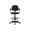 Black, variant on Scranton & Co Patterned Ergonomic Drafting Chair with Arms in Gray