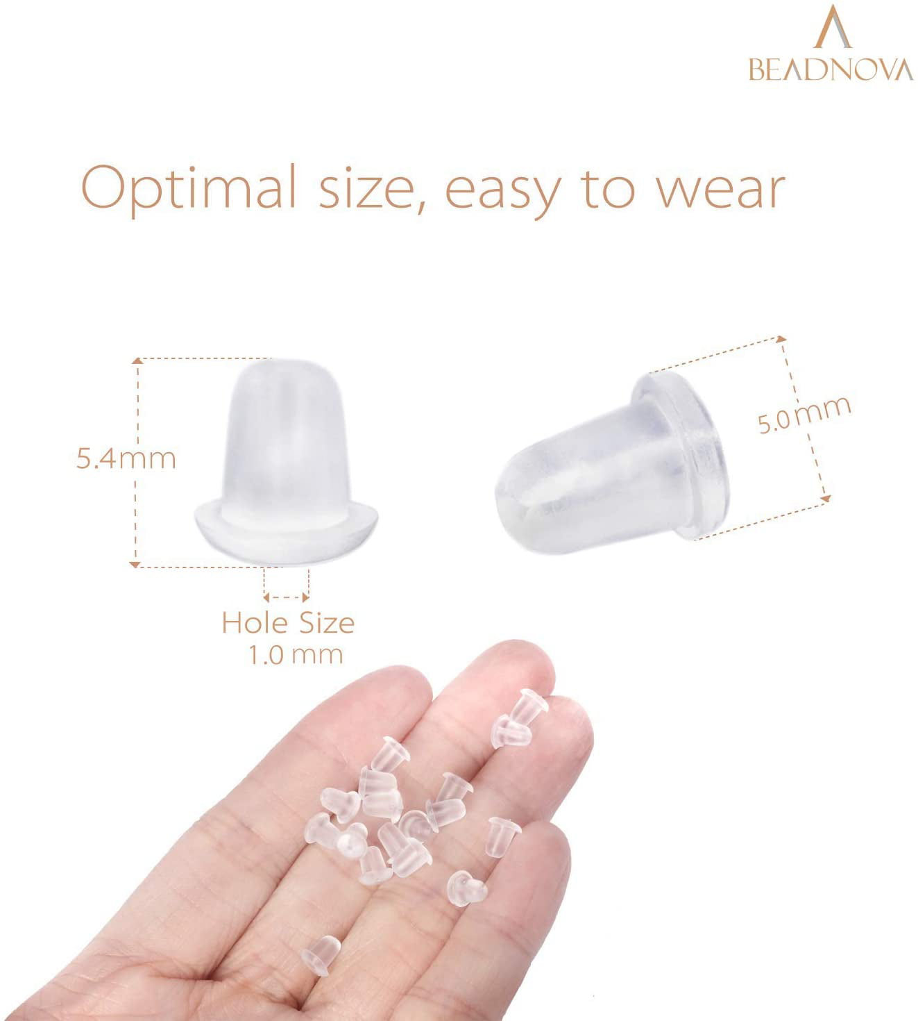 Amazoncom 3000pcs Silicone Earring Backs PAGOW Clear Rubber Earring  Backings Soft Earring Stoppers Replacement for Heavy Earring Jewelry  Accessories Supplies 4 Sizes  藝術手工藝與縫紉