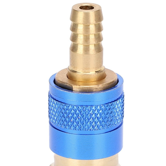 Adaptador De Gas Y Refrigerado Por Agua De 8 Mm, Conector Rápido, Para Antorcha Soldadora MIG TIG, Con Material De Latón