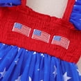 thumbnail image 7 of JUMEYU Fourth of July Baby Girl Bodysuit Newborn Baby Girl Outfits Short Sleeve Jumpsuit Romper Summer Clothes 0 3 6 9 12 18 24 Months (Blue,3-6 Months), 7 of 7