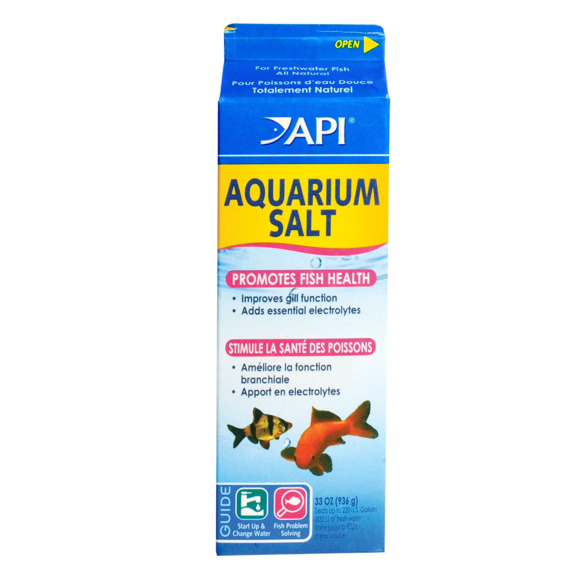 API Aquarium Salt, Freshwater Aquarium Salt, 33 oz