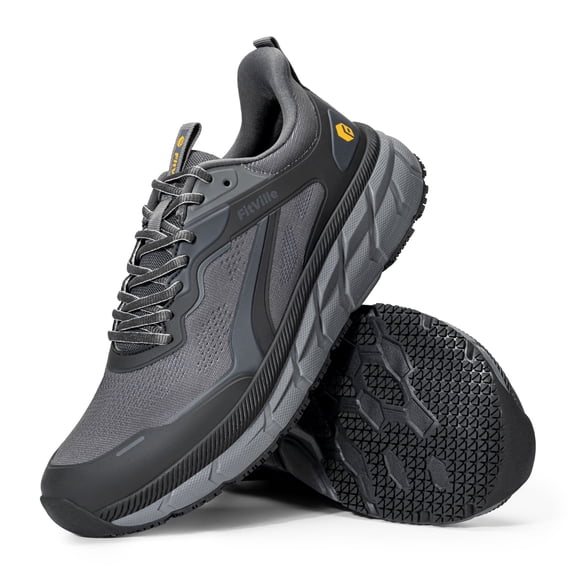 FitVille Extra Wide Shoes for Men Running Walking Comfortable Wide Toe Box Shoes for Men Lightweight Sneakers Non Slip Cushioned