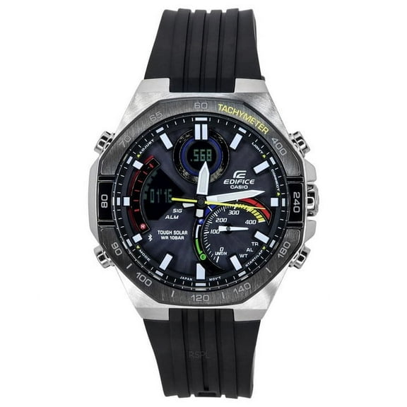 Casio Edifice Analog Digital Mobile link Black Dial Tough Solar ECB-950MP-1A 100M Men's Watch