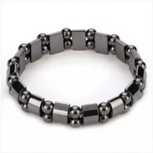 Strong Hematite Bracelet Pain Relief Powerfull Elastic Therapy Arthritis G5