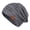 Gray, variant on White Ladies Warm Wool Hat With Bear Knitted For Winter Outdoor Use Unisex Casual Polyester Material Gentle Hand Wash One Size