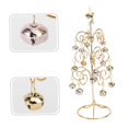thumbnail image 6 of HCTSHG Tabletop Metal Mini Christmas Tree with Small Bell, Spiral Display Stand for Desktop and Window Decorations, 9.8x26.5cm, 6 of 8
