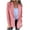 Pink, variant on Women's Wool Blazer Jacket Lapel Business Coats with Pockets Casual Long Sleeve Solid Color Work Office Outerwear (Black XL)