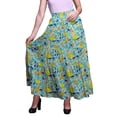 thumbnail image 1 of Bimba Jupes Maxi Imprimées Femmes Style Bohème Gitane Longue Jupe en Coton, 1 of 5