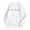 thumbnail image 4 of Trendfront Womens Medical Graphic Sweatshirts Crewneck Long Sleeve Cute Healthcare Print Casual Oversized Pullover Tops, 4 of 5