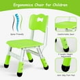 thumbnail image 4 of Arlopu Kids Table and 4 Chairs Set, Toddler Arts & Crafts Activity Table & Chairs, Adjustable Height, 4 of 8