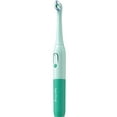 thumbnail image 2 of hum by Colgate Smart Battery Toothbrush Kit, Sonic Toothbrush with Travel Case (Teal), 2 of 5